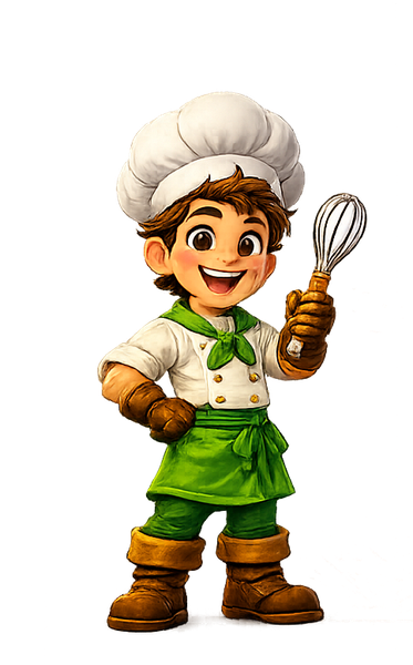 Chefno, the lead chef character
